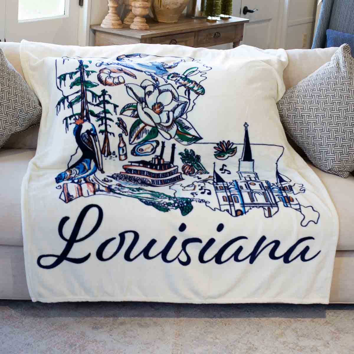 Louisiana Love Blanket