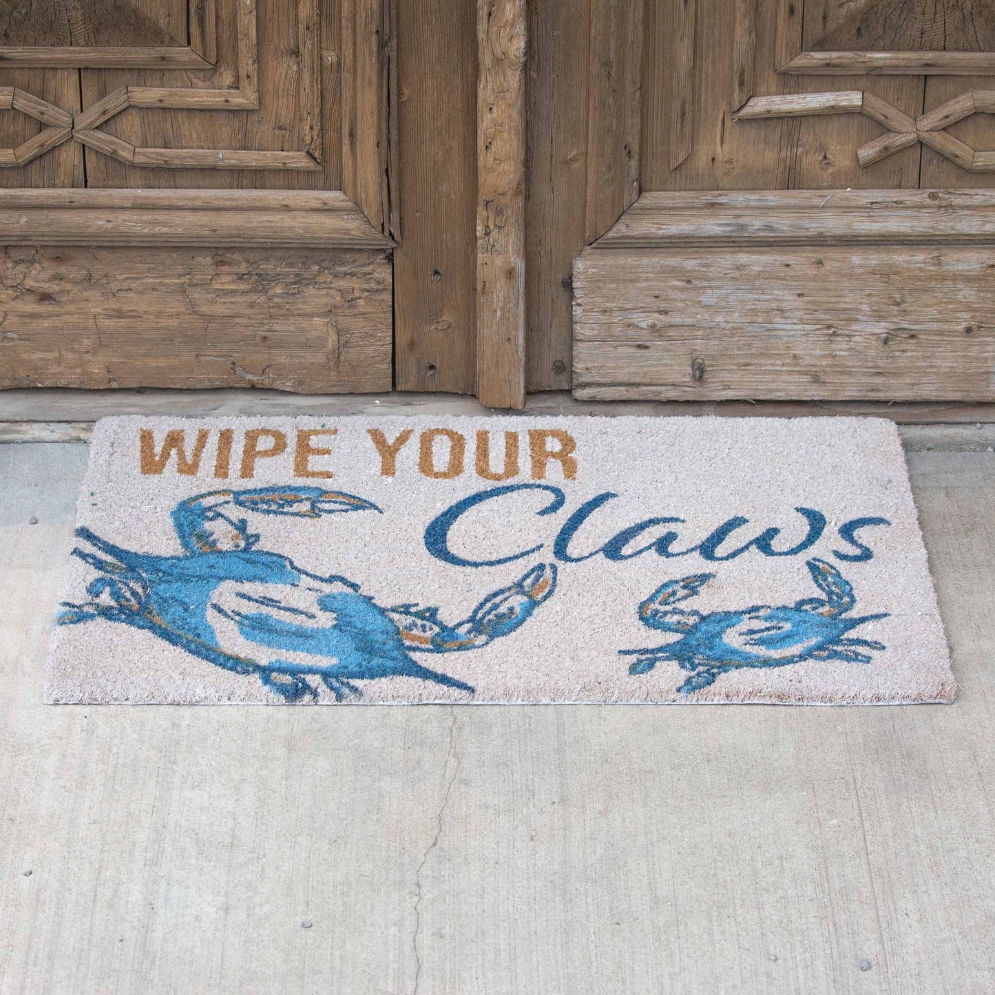 Crab Wipe Your Claws Doormat