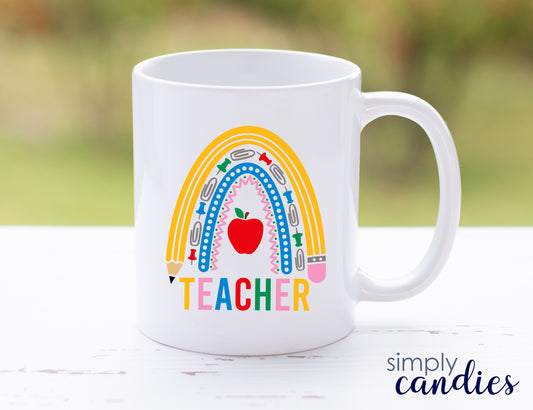 Mug: Teacher Rainbow