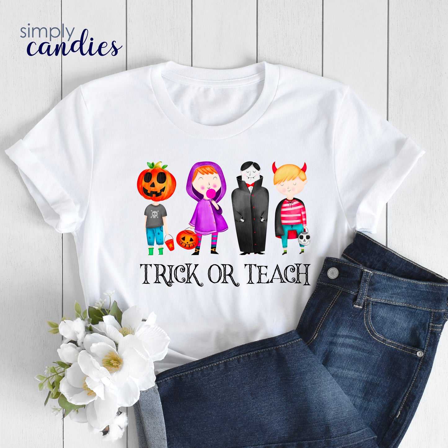 Adult Trick or Teach 2 T-Shirt