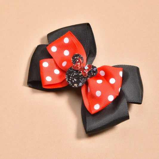 Miss Mouse Fabric Bow