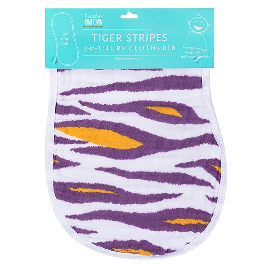 Tiger Stripe Bib/Burp Cloth