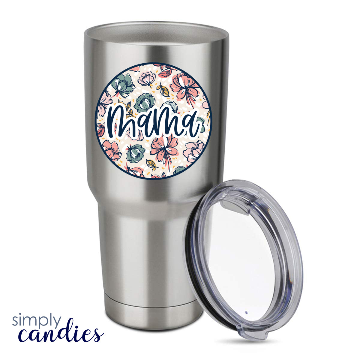 Mama Floral Stainless Tumbler