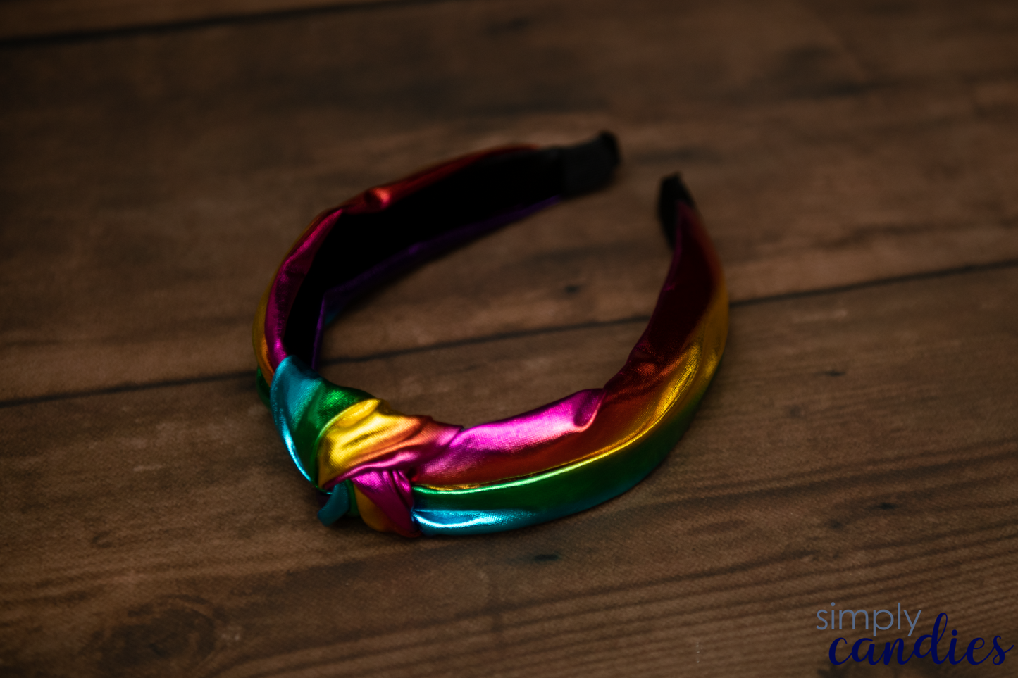Rainbow Metallic Headband