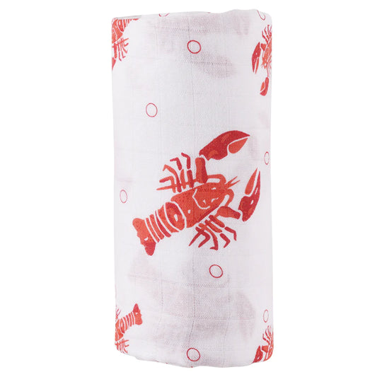 Crawfish Swaddle Blanket