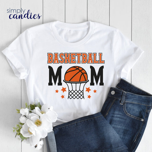 Adult Basketball Mom T-Shirt
