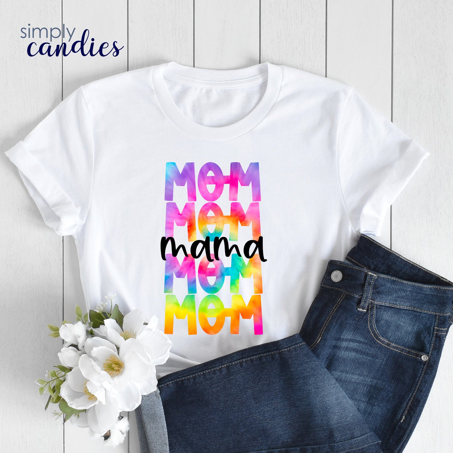 Adult Mama Mom T-Shirt