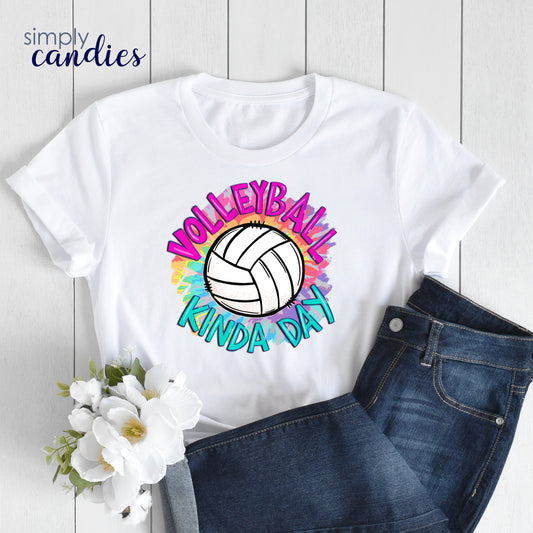 Adult Volleyball Kinda Day T-Shirt