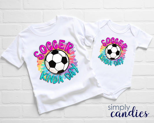 Child Soccer Kinda Day T-Shirt