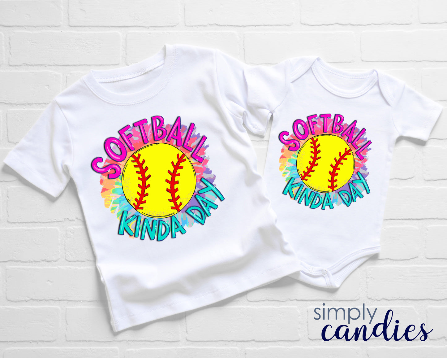 Child Softball Kinda Day T-Shirt